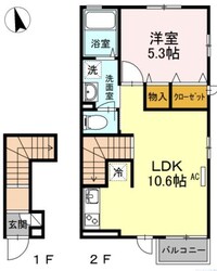 サントルヴィラージュIIの物件間取画像